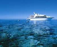 Dive Boat on the Great Barrier Reef - Image Courtesy of Tourism Queensland