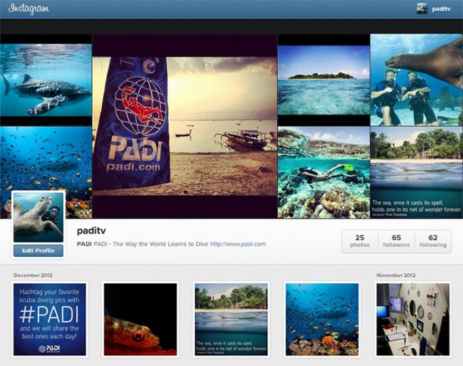 PADI on Instagram – @paditv