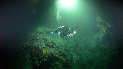 Cave diving - Chris Haslam