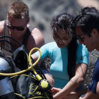 Divers with Equipment