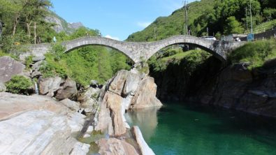 Verzasca river diving