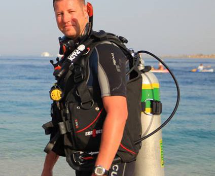 Diver in Wetsuit