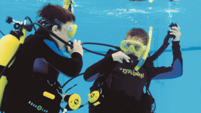 PADI seal team & bubblemaker