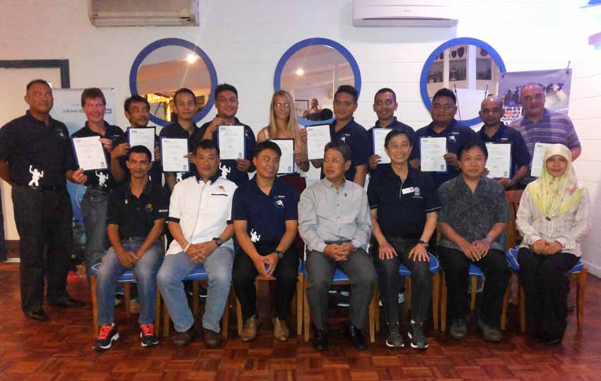 First PADI Instructor Exam in Brunei