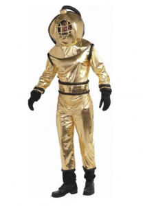 Gold Scuba Diving Costume for Halloween