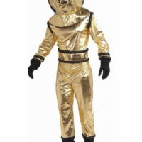 Gold Scuba Diving Costume for Halloween