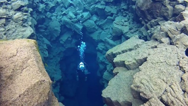 Video of the Week: The Silfra Diver: Diving Between Continents