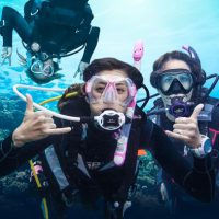 underwater shaka