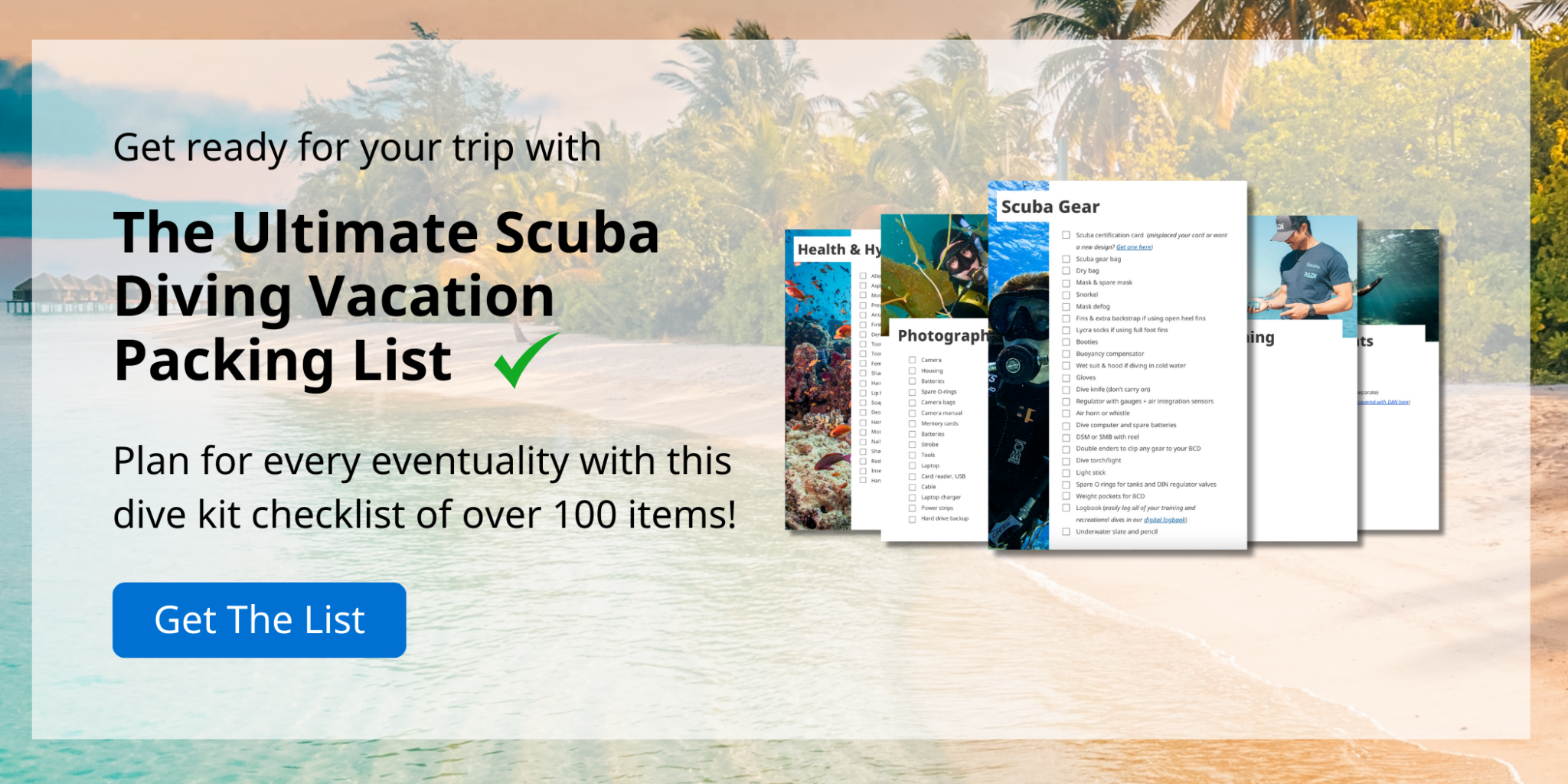 The Ultimate Scuba Diving Vacation Packing List