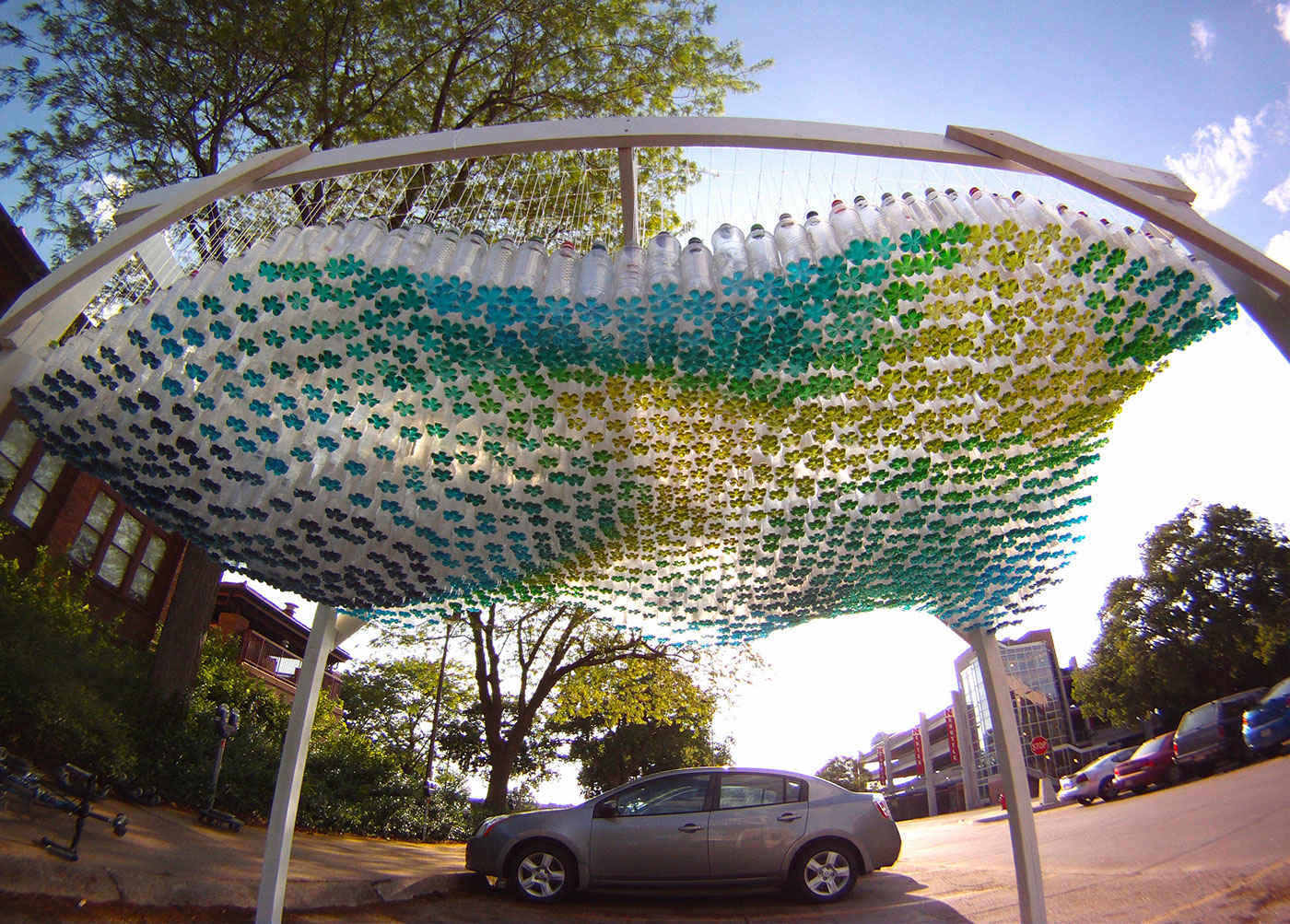 Plastic canopy art