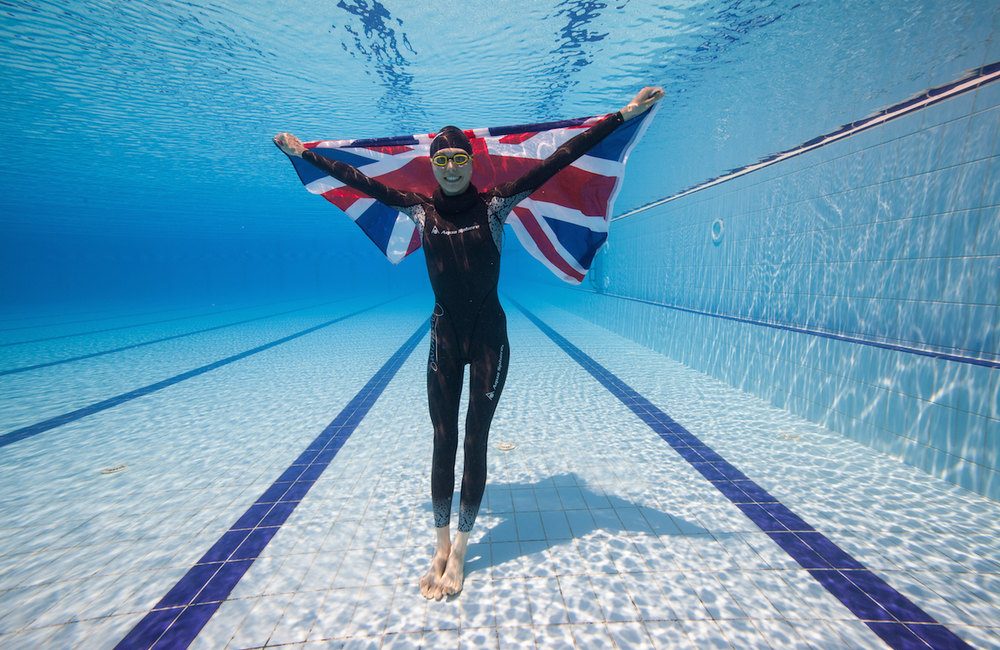 Alice Hickson, World Champion and National Record Holder in Freediving