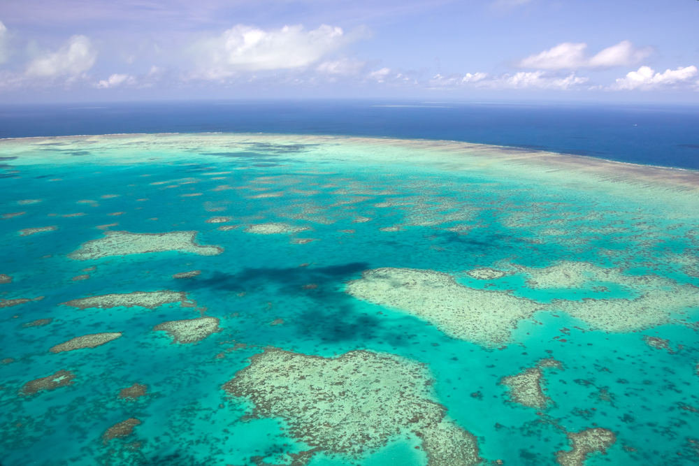 Aerial view - Great Barrier Reef