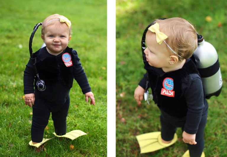 How to Make a DIY Scuba Diver Costume for Your Baby or Toddler