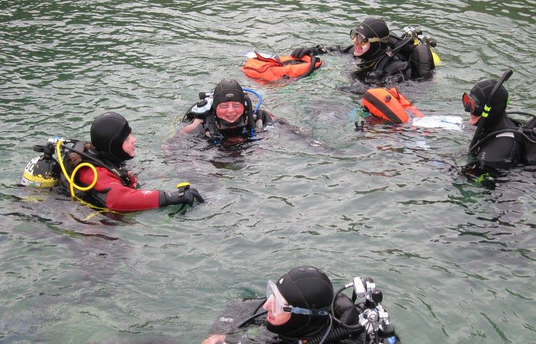 Zombie Apocalypse Diver Lifting