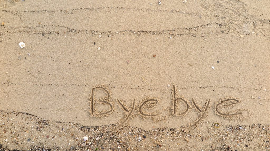 bye bye beach shutterstock