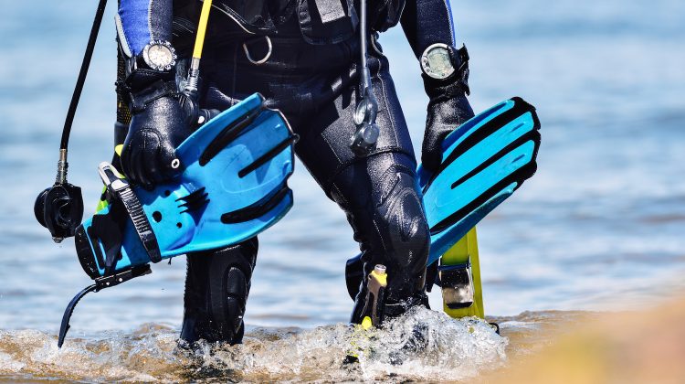 Scuba diving gear from shutterstock