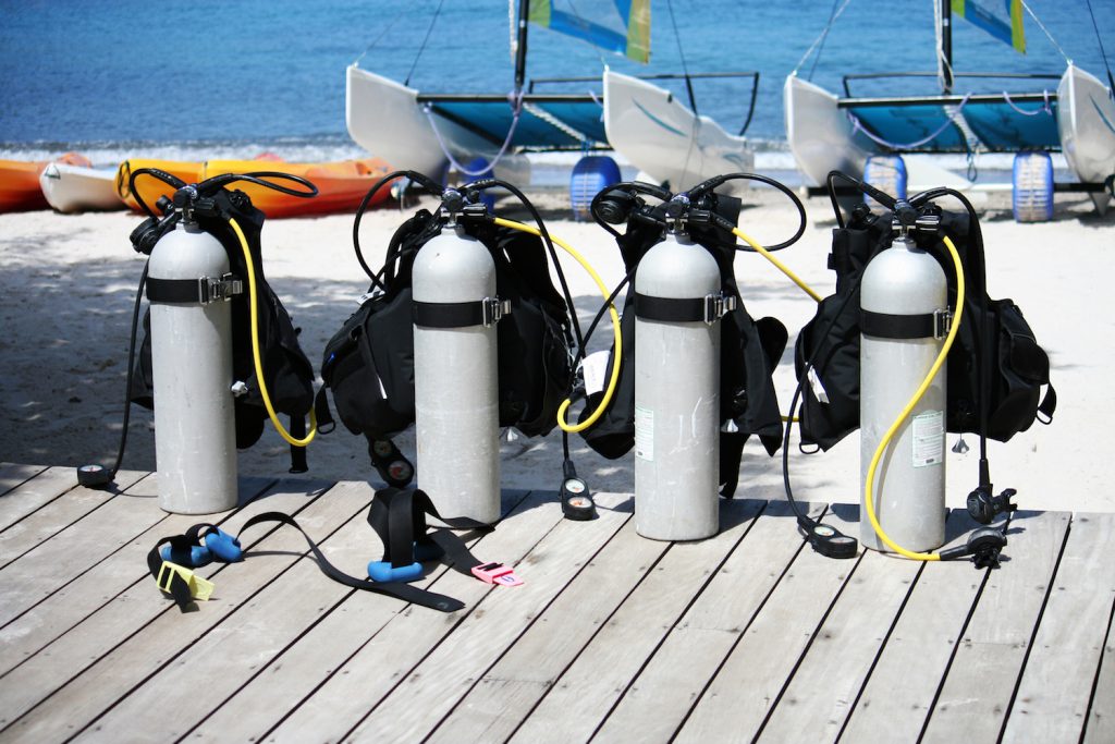 Scuba tanks for cylinders from shutterstock 