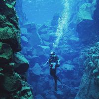 silfra fissure with the blonde abroad