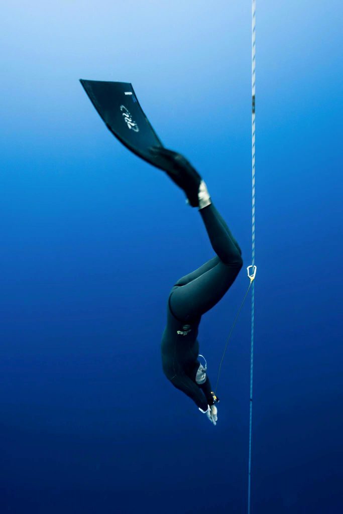 Freediver Mandy Sumner Photo: Mike Hong