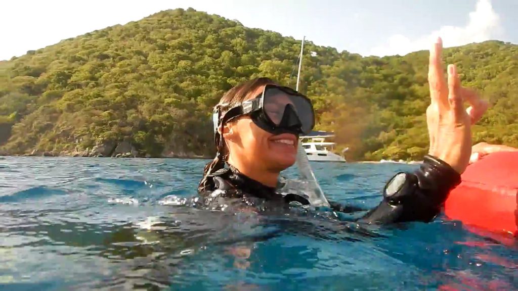 Teen freediving program via PADI