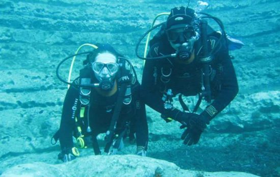 Lowri and Oli Rescue Diver Course
