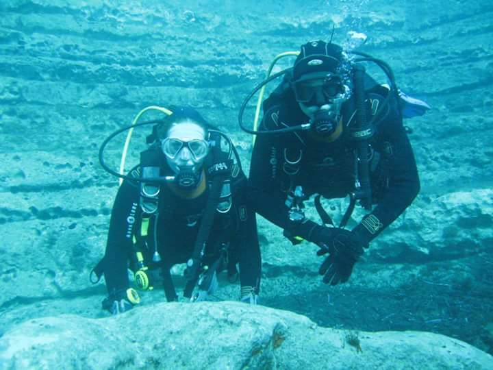 Lowri and Oli Rescue Diver Course