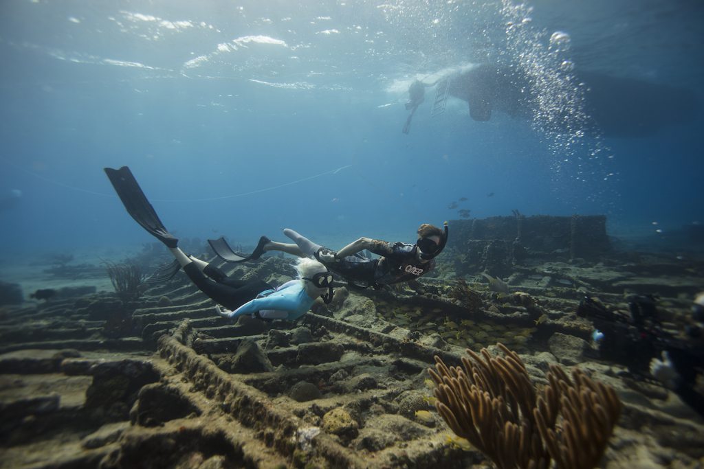 Freediving Mike Coots Jillian Morris Bahamas