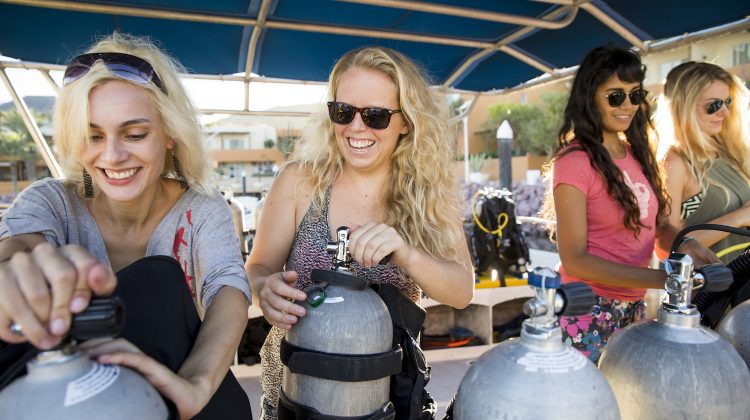 PADI women's dive day