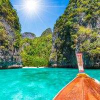 Thailand - boat - clear water
