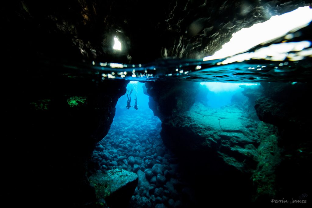 Freediving in Hawaii Photo: Perrin James