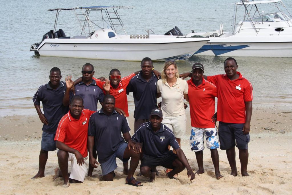 Nicole in Bazaruto, Mozambique. 