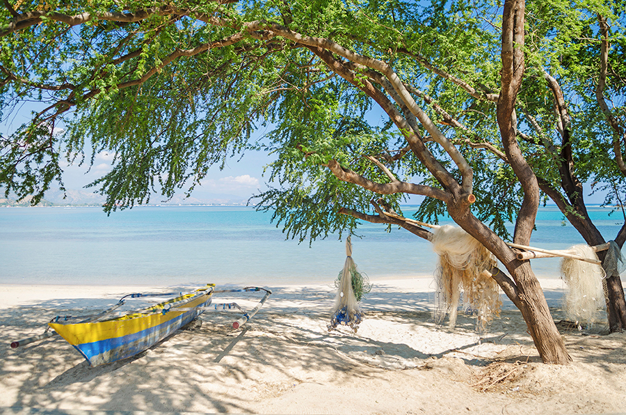 A secluded tropical beach in Timor-Leste, one of the top 10 places to visit in 2023 if you want new, uncrowded dive vacations