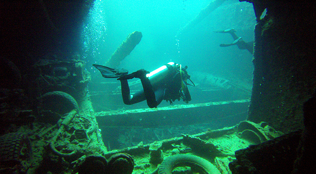 Olga Beltsova Wreck Diving