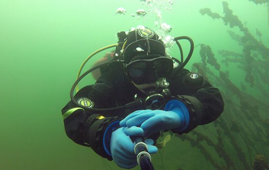 Olga Beltsova underwater selfie