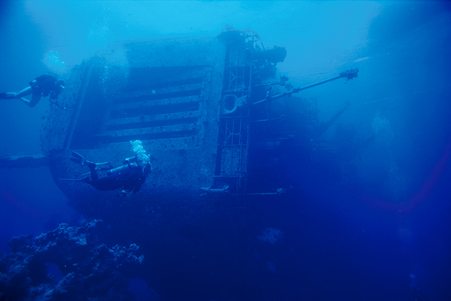 PADI Specialty Diver courses Deep and Wreck