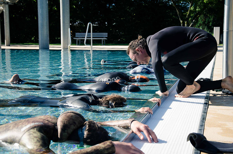 Unterwasserwelten Freediving Training 