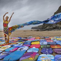 Wave of waste dress and boards