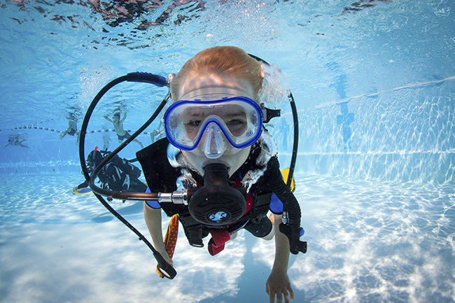 scuba diving kids