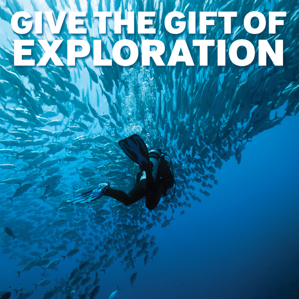 padi give the gift of exploration