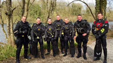 Learning to Dive at Vobster Quay