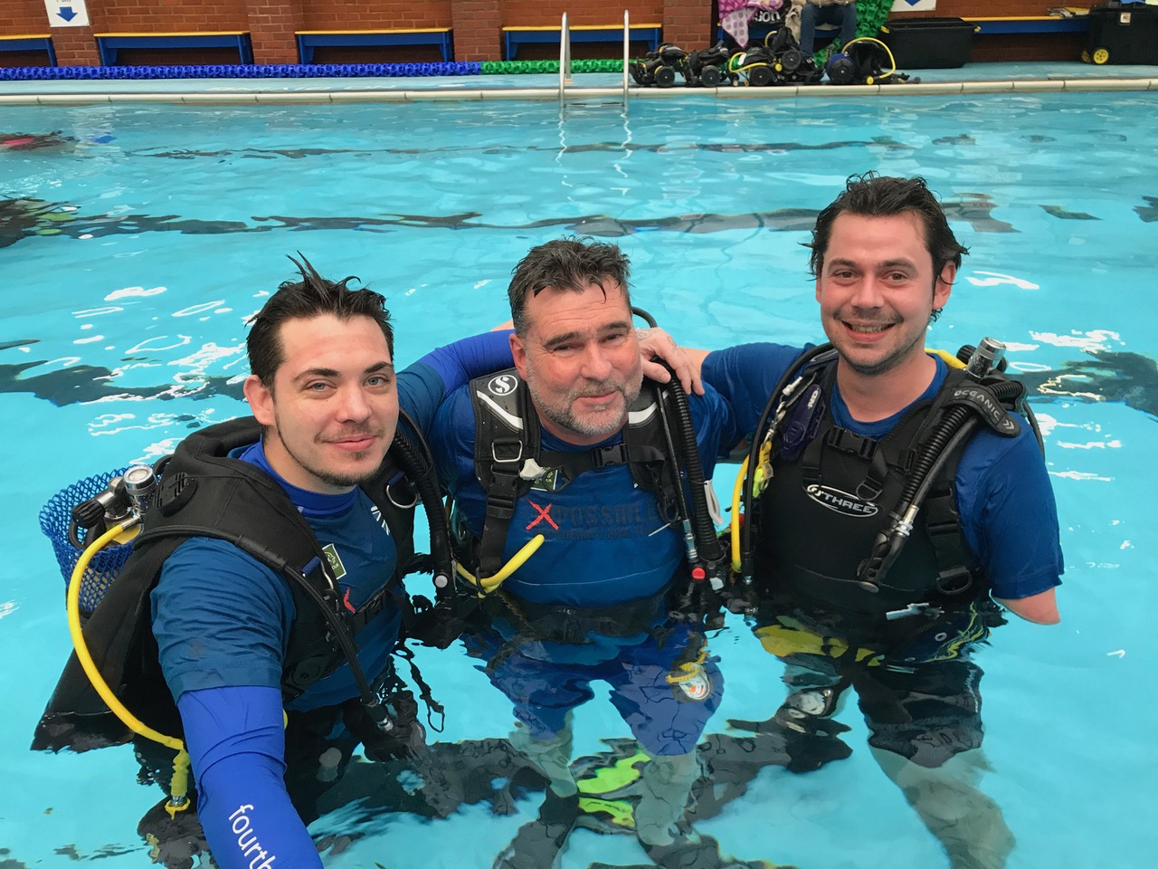 Gary, Colin and Chris post-dive