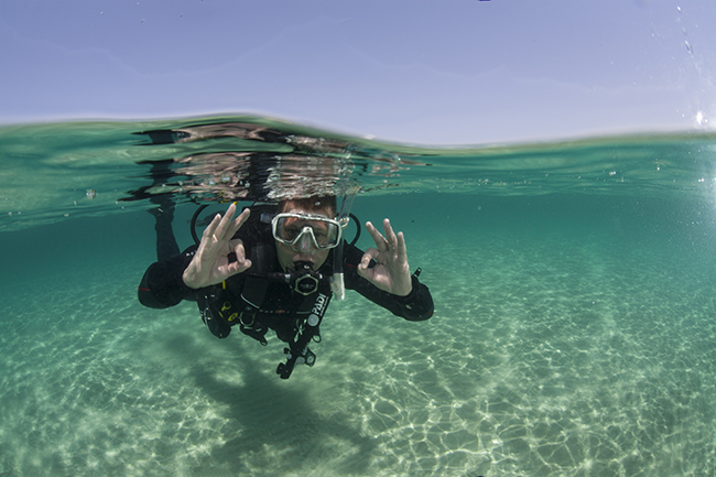 LEIPUPA Durable Scuba Diving Snorkeling Cave Dive Rearview Mirror & Lanyard Gear Kit