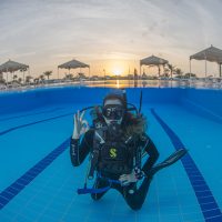 Izkiz in Jordan Pool Shot