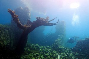 Underwater, Capo d'Acqua Lake