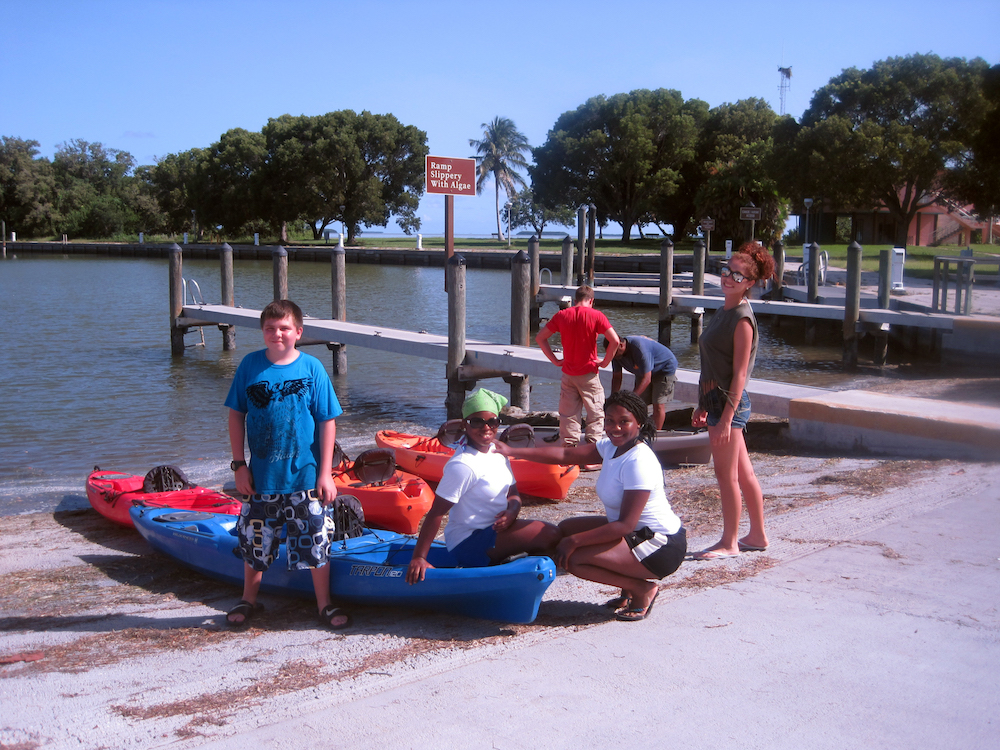 junior scientist in the sea