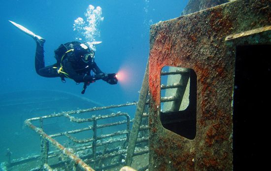 Wreck diving adventures in Malta