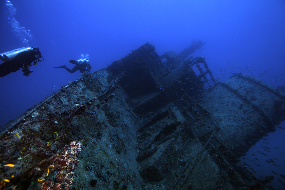 Shutterstock -The Eagle Wreck in Florida. Photo: