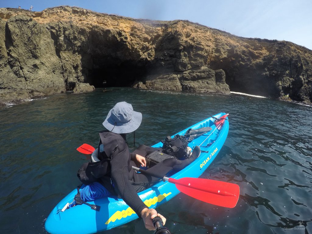 california kayak diving brent durand
