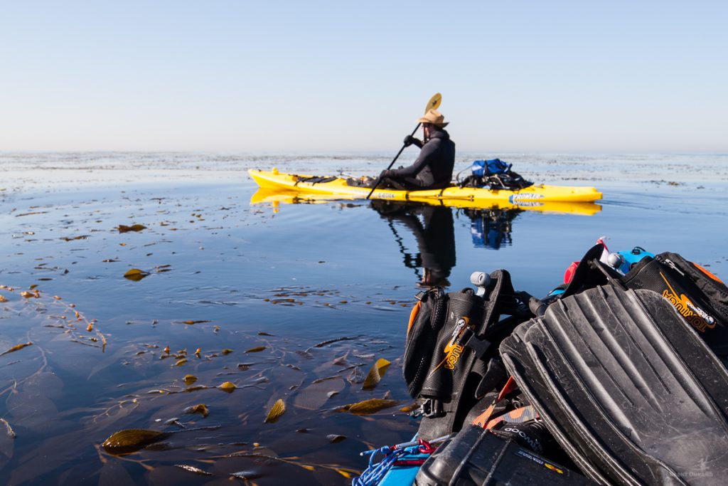 kayak diving in california | Photo: Brent Durand 