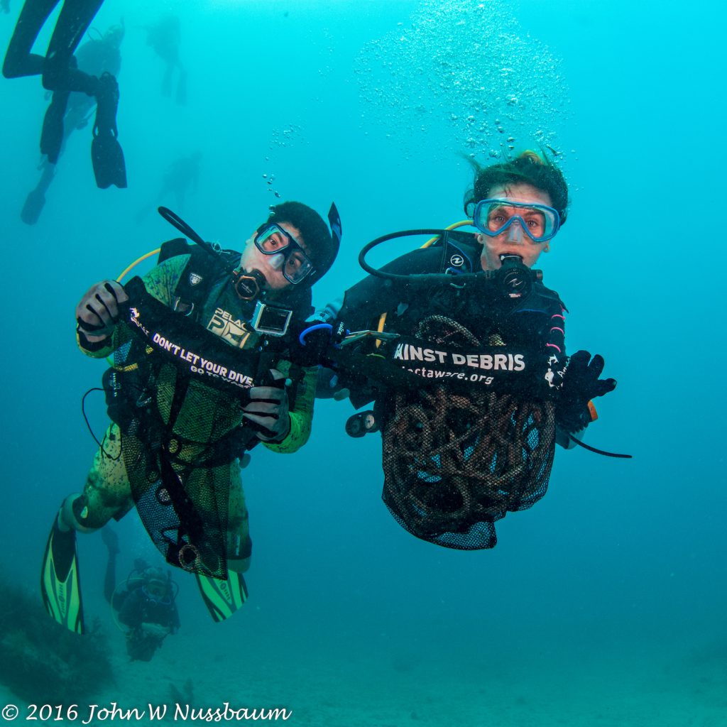 underwater cleanup